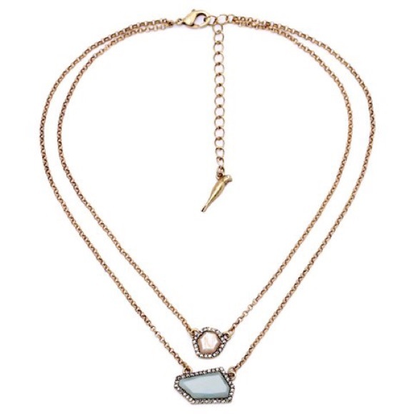 Jewelry - 💋Sat Sale💋Chic Rhinestone Embellished Necklace