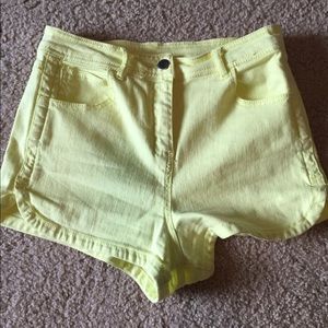 High waisted shorts