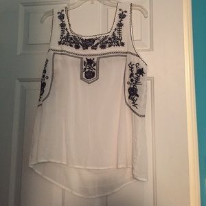 Forever 21 Mediterranean Style Tank