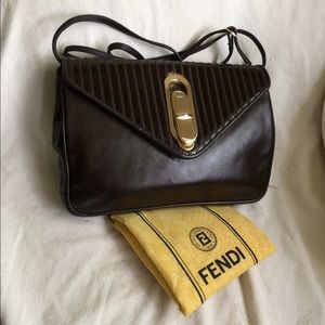 SOLD Fendi Vintage Italian Leather