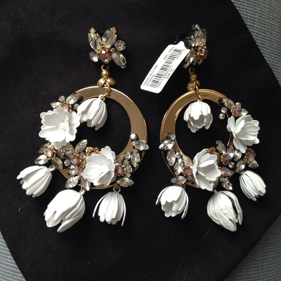 J. Crew Garden Party Hoop Earrings