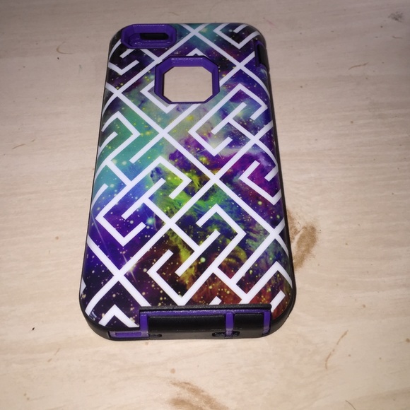 Iphone 5c galaxy aztec case