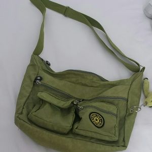 Green crossbody bag