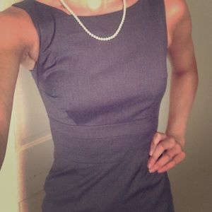 grey H&M work dress