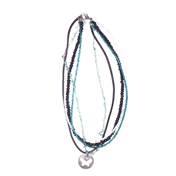 💛Butterfly bundled necklace