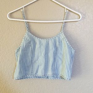 Urban Outfitters stripped crop top