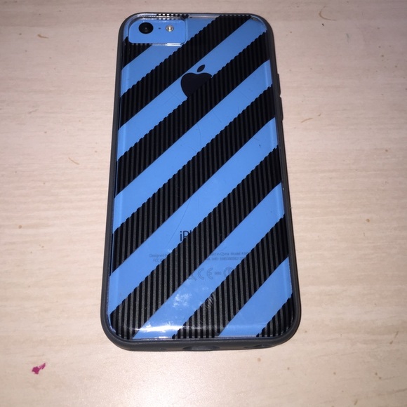 iphone 5c clear stripe case