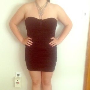 Tight Fit Black Dress