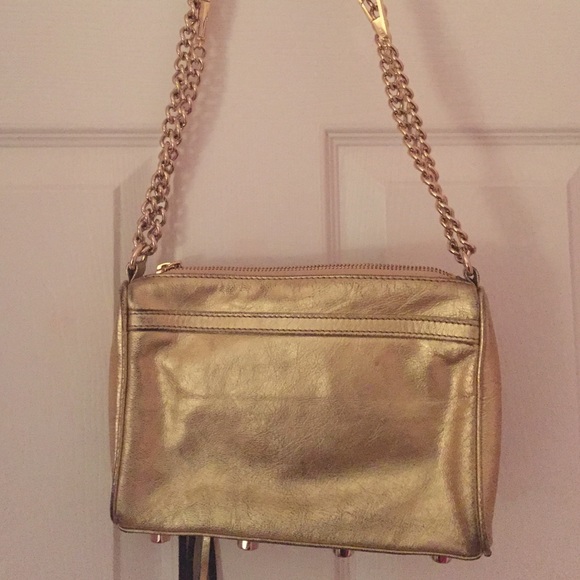 Rebecca Minkoff Gold Mini Mac Bag - Picture 4 of 4