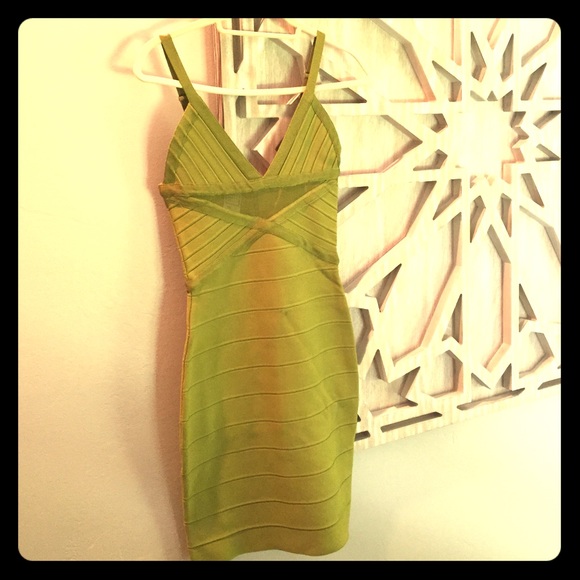 Herve Leger Novelty Essentials Bandage Dress