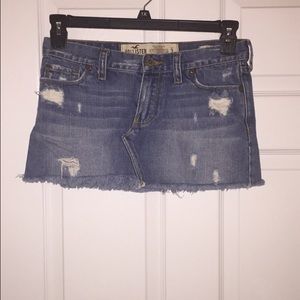 Hollister tight Jean skirt!
