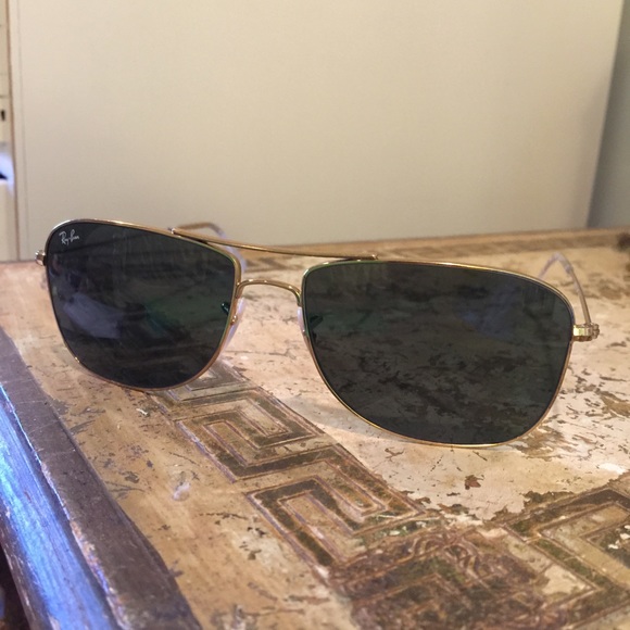 Authentic ray bans, no case, worn, great condition