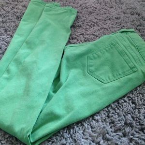 Mint green super skinny jeans by Arizona Jeans