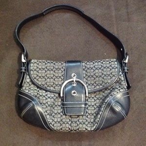 Coach mini "c" small shoulder bag.