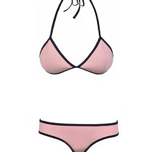 Pink triangl bathing suit (inspired)