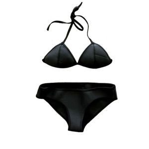Black triangl bathing suit (inspired)