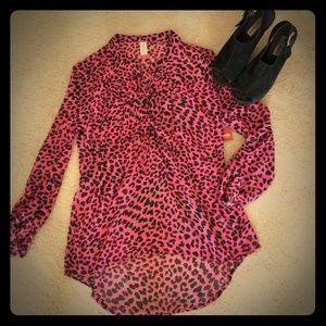 Pink Cheetah Top