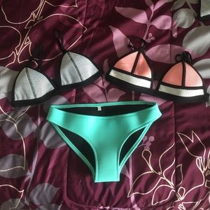 Triangle bathing suit