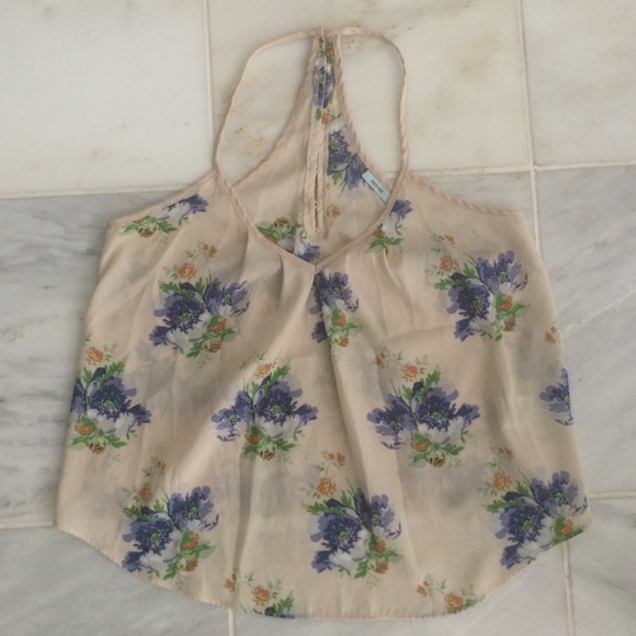 Kimchi Blue tank top with back detail.