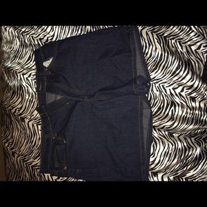 Denim hi-waisted shorts NWT