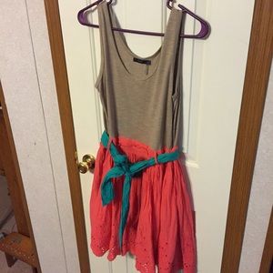 Casual colorblock dress