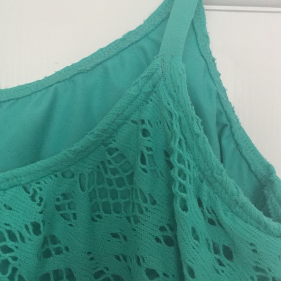 Turquoise bikini/crop top - Picture 3 of 3