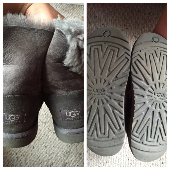 Grey Bailey Button UGGS - Picture 4 of 4