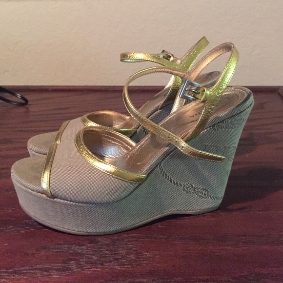Prada wedges