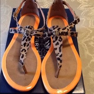 Sperry Leopard Sandals
