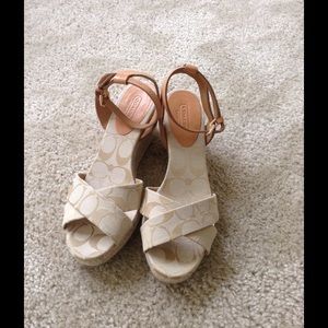 Coach wedges