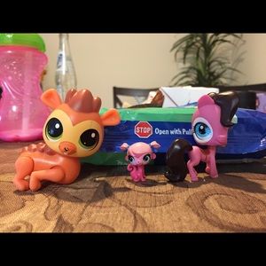 Selling monkey horse and hedgehog