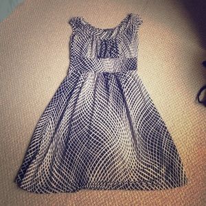 Black and White Wet Seal Dress