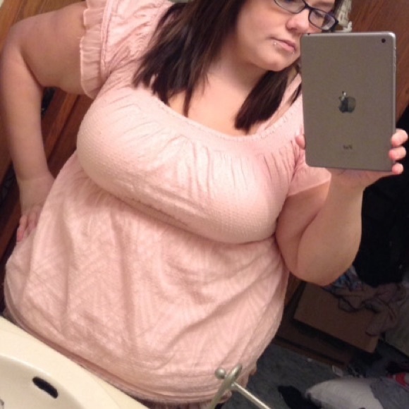 Pink top from Torrid