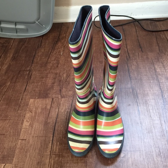 Multicolor Coach Poppy Limited Edition RainBoots - Picture 2 of 4
