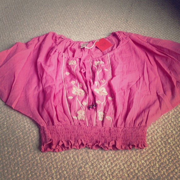Pink Crop Top