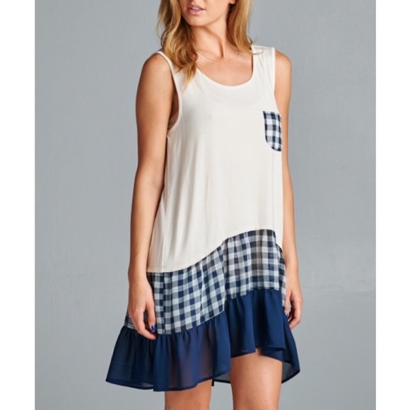 ๐ ๐ The PERSEPHONE knit tunic dress - NAVY - Picture 2 of 3