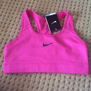 NWT Nike pink sports bra