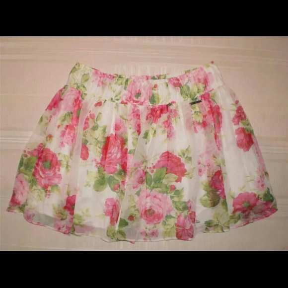 Abercrombie floral skirt