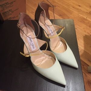 Jimmy Choo Typhoon Leather Pumps