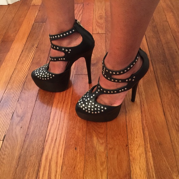 Black studded platforms!