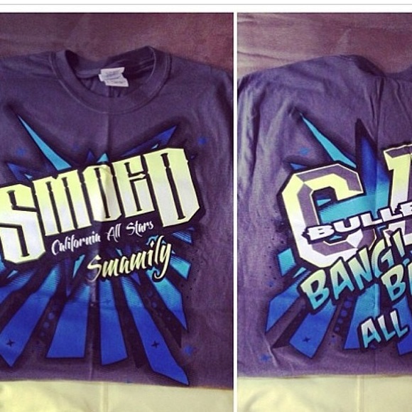 Smoed Cali Cheer Shirt YL Youth Large Brand New