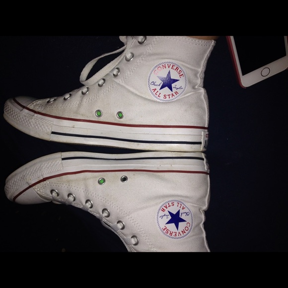 White HighTop Converse