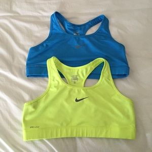 Nike pro dry fit sports bra