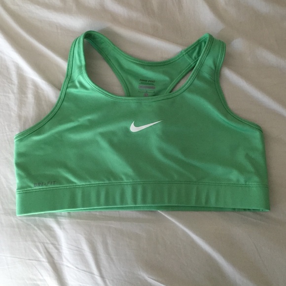 Cute green Nike sports bra