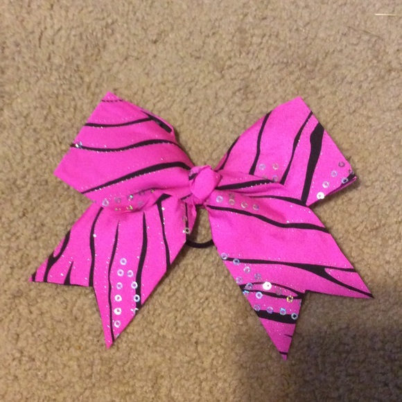 Pink Sparkly Cheer Bow! - Picture 1 of 1