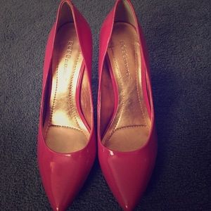 BCBG pink pumps