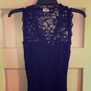 Black lace Tobi dress