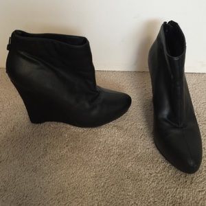 Wedge booties