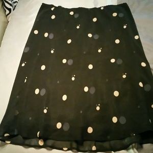 Knee length skirt