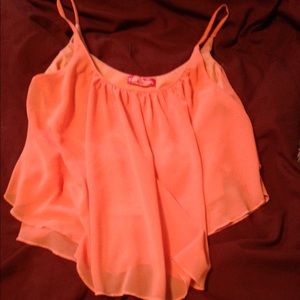 Pink crop top